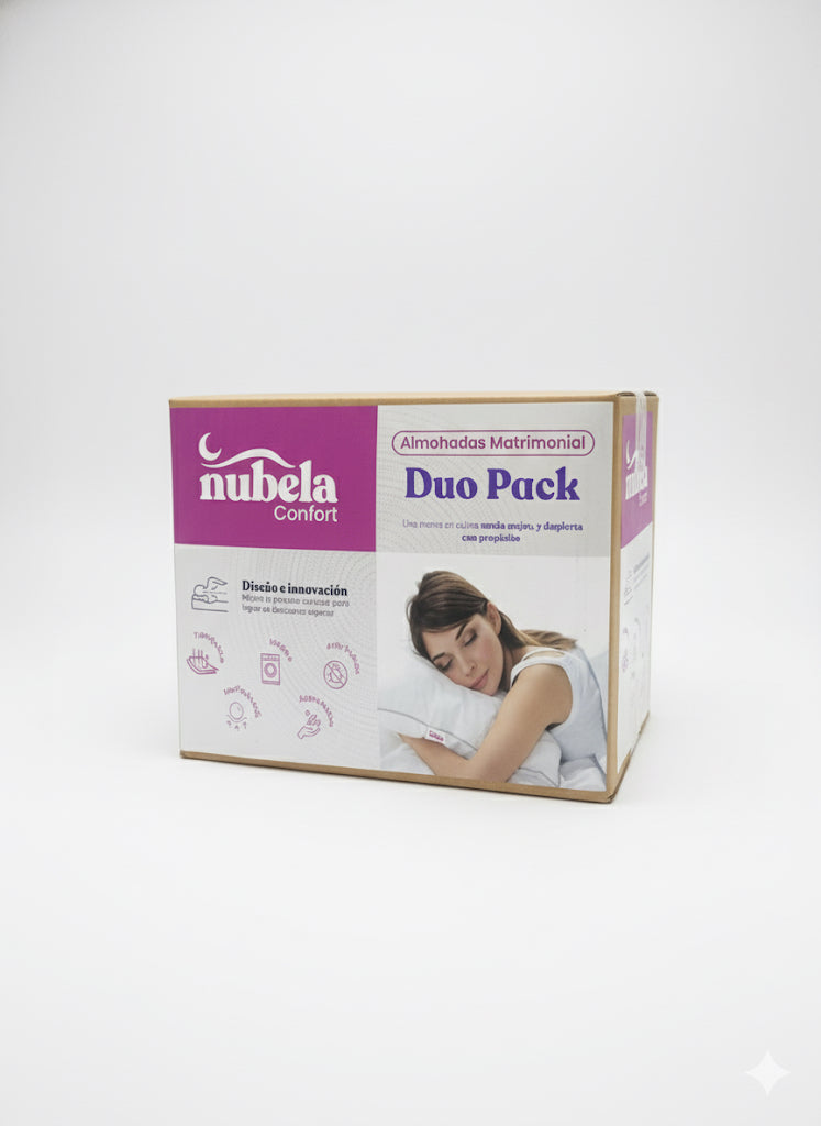 2  Almohadas matrimonial